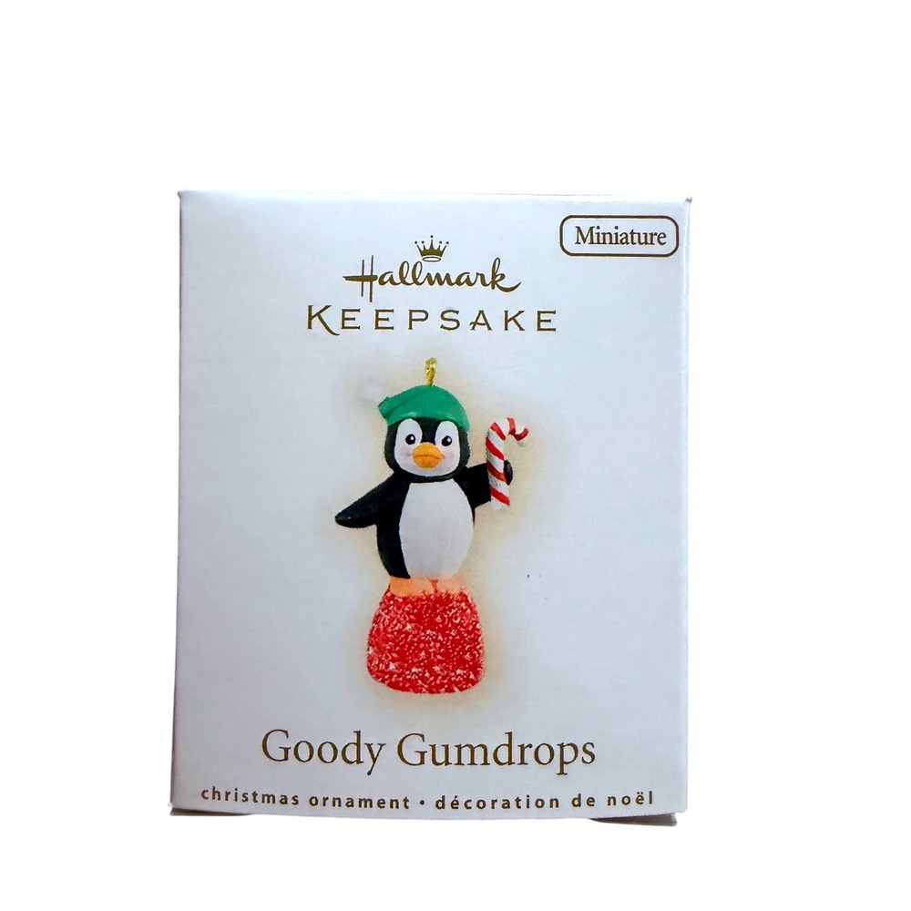 Hallmark Keepsake 2009 Goody Gumdrops Miniature Penguin Christmas Ornament